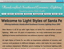 Tablet Screenshot of lightstylesofsantafe.com